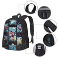 thumbnail image 4 of Jack And Sally Night-Mare Before Christmas Backpack,3d Print Laptop Backpack Lightweight Casual Daypack Bookbag Multi-Function Travel Backpack, 4 of 5