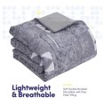 thumbnail image 5 of 7 Piece Comforter Set Bag Solid Color All Season Soft Down Alternative Blanket & Luxurious Microfiber Bed Sheets, Tulsa, King, 5 of 6