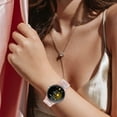 thumbnail image 3 of KOMI Resin Bracelet Compatible Google Pixel Watch Band with Stainless Steel Metal Clasp,Waterproof Lightweight Thin Strap Adjustable Pixel Watch Band for Google Pixel Watch Resin Bands,Tortoise Stone, 3 of 9