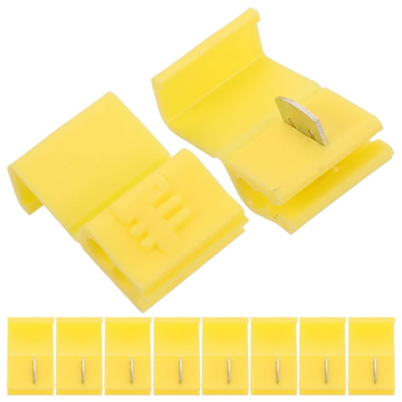 DEEPCRAFF 10Pcs Wire Squeeze Connectors For Car Speaker Automotive Wiring No Stripping Required Quick Splicing