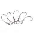 thumbnail image 2 of Señuelo de anzuelo torcido de acero al carbono duradero, accesorio de aparejos de pesca, 5 uds. (negro), 2 of 3