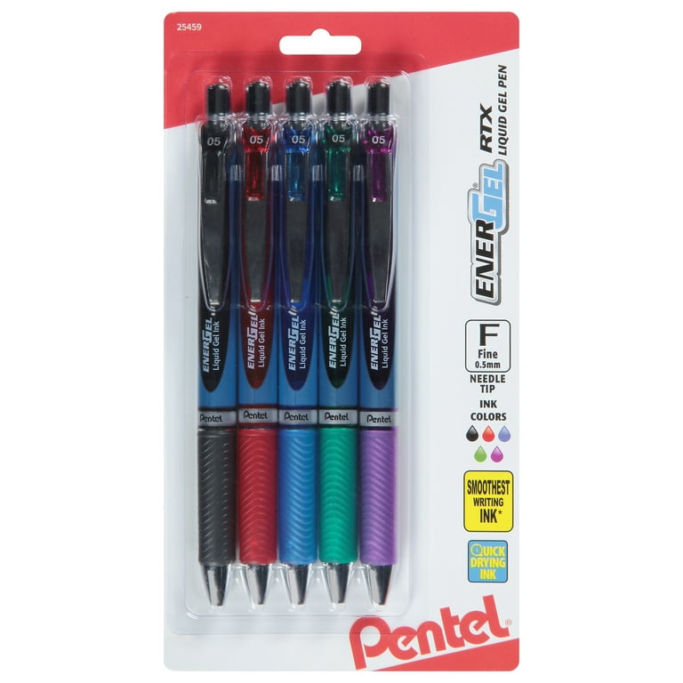 Pilot FriXion Point Clicker 0.5mm, Erasable Gel Needle tip Pens, Extra Fine  Point, 6 pack (Black)