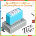 thumbnail image 2 of Rubber Stamp Sayglossy Special Accommodations Teacher x3 Blue, 2 of 7