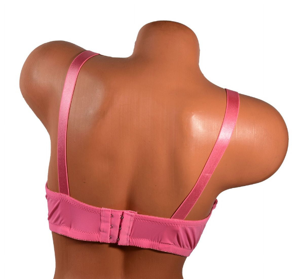 Women's Pack of 6 Solid Color Soft Pad Supportive Full Cup Bra Set 8222 (38,D)