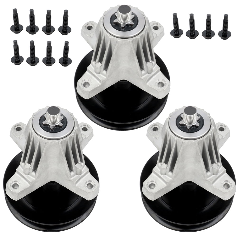 CCIYU 3 Pack Mower Spindle Assembly with w/bolts Fits for Cub Cadet for MTD for Craftsman Columbia for Troy Bilt RZT54 918-06978