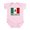 Petal Pink, variant on CafePress - Mexican Flag Infant Bodysuit - Baby Light Bodysuit, Size Newborn - 24 Months
