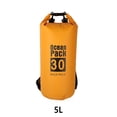 thumbnail image 3 of Waterproof Bags Multifunctional Outdoor Backpack Large-Capacity Equipment Foldable Kayak Rafting Bag Pool Beach Sports Orange Yellow 5L Single Shoulder, 3 of 9