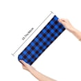 thumbnail image 2 of Cauagu Buffalo Plaid Blue Black Pattern Fun Novelty Crew Socks,Casual Athletic Socks Neutral Socks Cozy Crew Socks Christmas Gift, 2 of 7