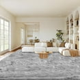 thumbnail image 3 of Jingle bears Fluffy Large Area Rug 10x12 Rug Gray Faux Sheepskin Fur Rug for Living Room Bedroom Nursery Room Rectangle Fuzzy Plush Rug, 3 of 7