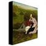 Trademark Fine Art "The Lovers 1870" Canvas Wall Art by Pal Szinyei Merse