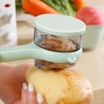 thumbnail image 4 of Multifunctional Potato Peeler - Stainless Steel Kitchen Tool for Efficient Fruit and Vegetable Preparation - Wall Mounted Storage Design - Culinary Gadget, 4 of 4