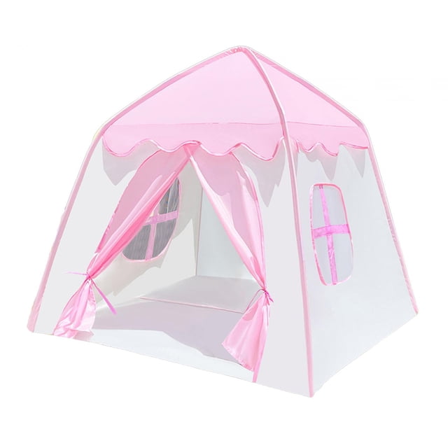 Tienda de juegos para niños, tienda de campaña de princesa para dormitorio, regalo de cumpleaños, casa de juegos fácil de limpiar para niños pequeños,