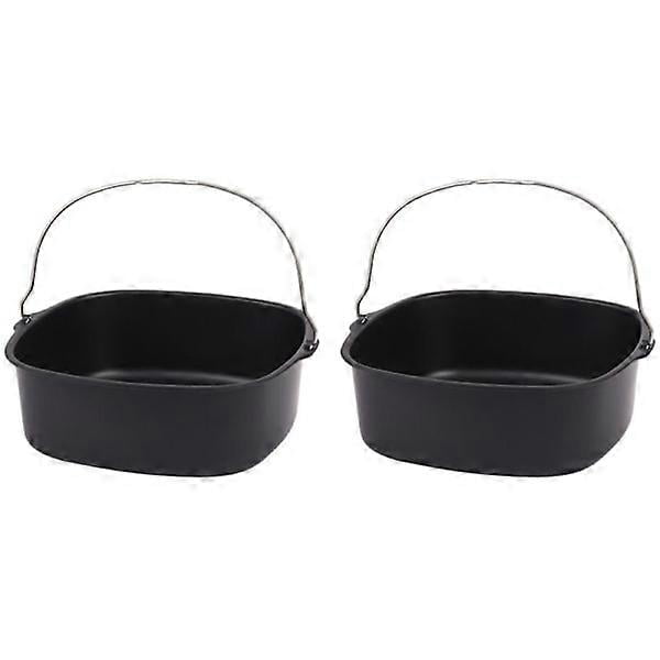 2X Non-Stick Baking Pan, Electric Fryer Accessories Non-Stick Baking Pan Fry Pan for HD9860