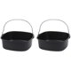 thumbnail image 1 of 2X Non-Stick Baking Pan, Electric Fryer Accessories Non-Stick Baking Pan Fry Pan for HD9860, 1 of 5