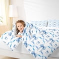 thumbnail image 4 of Castle Fairy Kawaii Ribbon Bow Boy Girl 3 Pieces Queen Comforter Set,Dreamy Princess Ultra Soft Bedding Sets,Cartoon Bow Knot Bedding Comforter Set Breathable,Super Cozy Room Decor,Reversible, 4 of 8