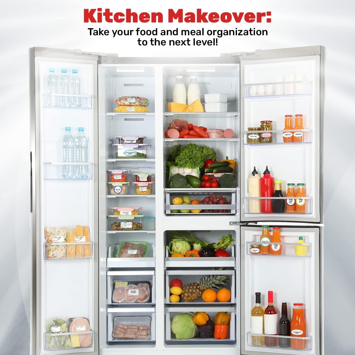 Dissolvable Food Labels Blank White, Canning, Freezer and More