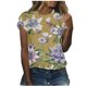 thumbnail image 1 of Camiseta informal para mujer, blusa estampada con cuello redondo y manga corta, Tops OAVQHLG3B Store  lin121212, 1 of 5