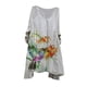 thumbnail image 1 of Vestido HUOGUO Vintage Floral Manga 3/4 para mujer, talla grande, 1 of 5