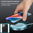 thumbnail image 3 of Magnetic Phone Case for iPhone 15 Plus Compatible with Magsafe, Military-Grade Shockproof Case with Built-in Magnet Circle for iPhone 15 Plus MS Black, 3 of 18