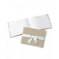 thumbnail image 1 of Linen Guest Book With White Bow, 1 of 3