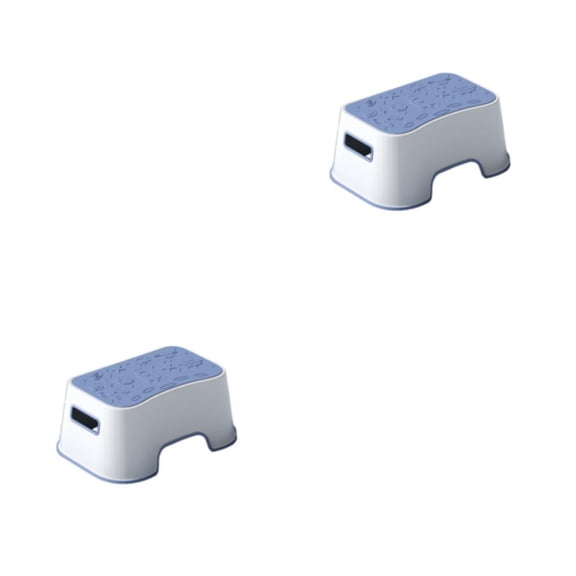 Billuyoard Taburete escalonado para habitación, reposapiés, entrada de Camping, muebles de pasillo, seguridad multicolor, hogar, dormitorio, Serie espacial/Azul 2Conjunto