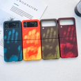 thumbnail image 2 of Étui Mate Compatible avec Samsung Galaxy Z Flip 4, Protection Créative à Induction Thermique Changeant de Couleur, 2 of 5