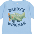 thumbnail image 4 of Inktastic Daddy's Wingman Airplane Design Boys or Girls Long Sleeve Toddler T-Shirt, 4 of 5