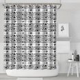 thumbnail image 2 of Extra Long Boho Shower Curtain 72x84 Inches - Vintage Floral & Tropical Leaves Pattern, Waterproof Bohemian Bathroom Decor with 12 Hooks, Tribal Rustic Style, 2 of 5