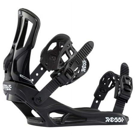 Rossignol Battle Snowboard Bindings Mens Sz M/L (9-11.5) Black/White