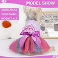 thumbnail image 2 of Dog Dresses for Small Dogs Girl Spring Summer Dog Clothes Cute Dog Tutu Skirt Pink Purple Puppy Dresses Pet Cat Apparel Tiny Dog Outfit, 2 of 5