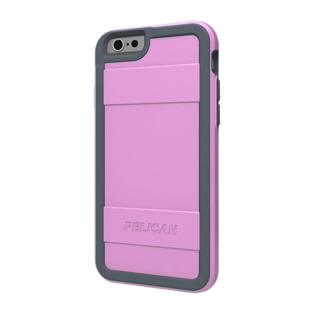 Pelican Protector Series Case for iPhone 6/6s - Retail Packaging - Pink/Gray