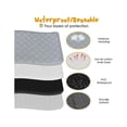 thumbnail image 5 of 1/2 piezas de forro polar para jaulas de conejillos de indias, alfombrilla reutilizable, lavable, impermeable, almohadillas para orinar para gatitos y cachorros, 2 piezas, 5 of 5