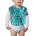 thumbnail image 6 of Hirioo Square Glass Mosaic for Baby Waterproof Pocket Bib Adjustable Closed for Babies Toddlers with Large Pocket 6-24Months, 6 of 8