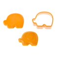 thumbnail image 5 of Juego de 3 bonitas bolas de arroz para sushi, moldes para hornear con forma de oso, elefante y pez, herramientas de cocina DIY, 5 of 5