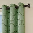thumbnail image 3 of Eclipse Zodiac Blackout Grommet Curtain Panel, Sage, 42 x 108, 3 of 4