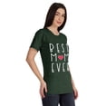 thumbnail image 2 of Inkmeso Best Mom Ever Graphic Tshirt Short Sleeve Women Cotton Tee Casual, 2 of 8
