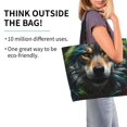 thumbnail image 2 of Easygdp Realistic Style Colorful Wolf Bolsas Tote para Mujer, Bolsos de Hombro para Viaje, Bolsos de Mano de Gran Capacidad para Compras y Trabajo, 2 of 8