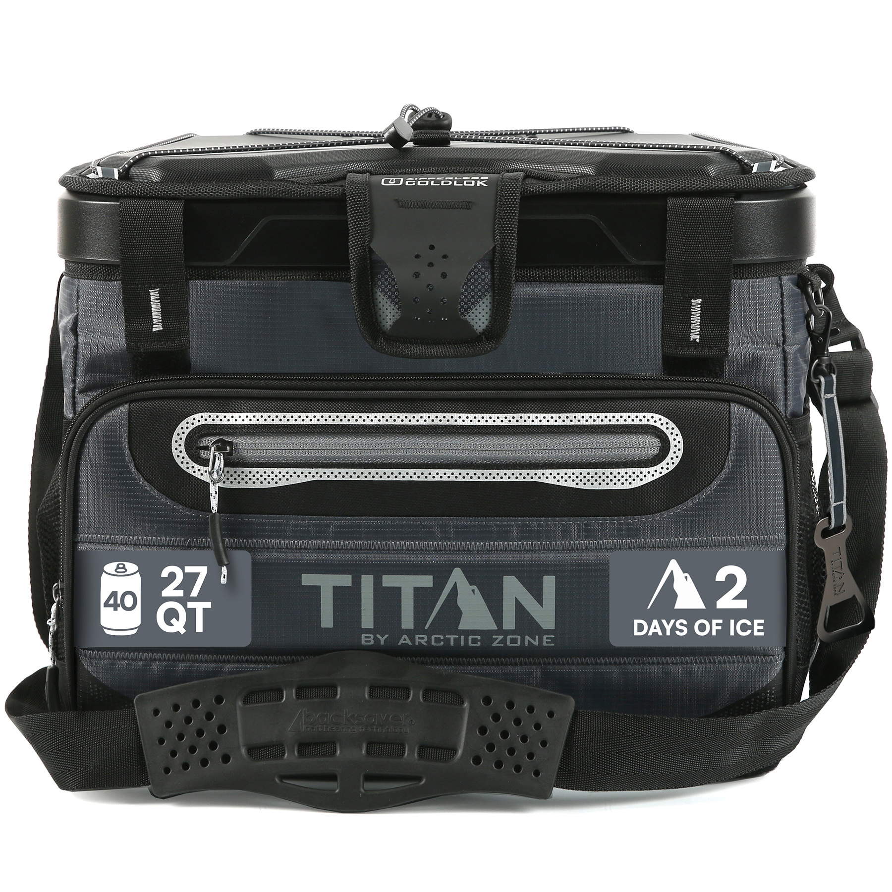 Titan by Arctic Zone Collapsible Soft Cooler, 40 Can, 27 qt
