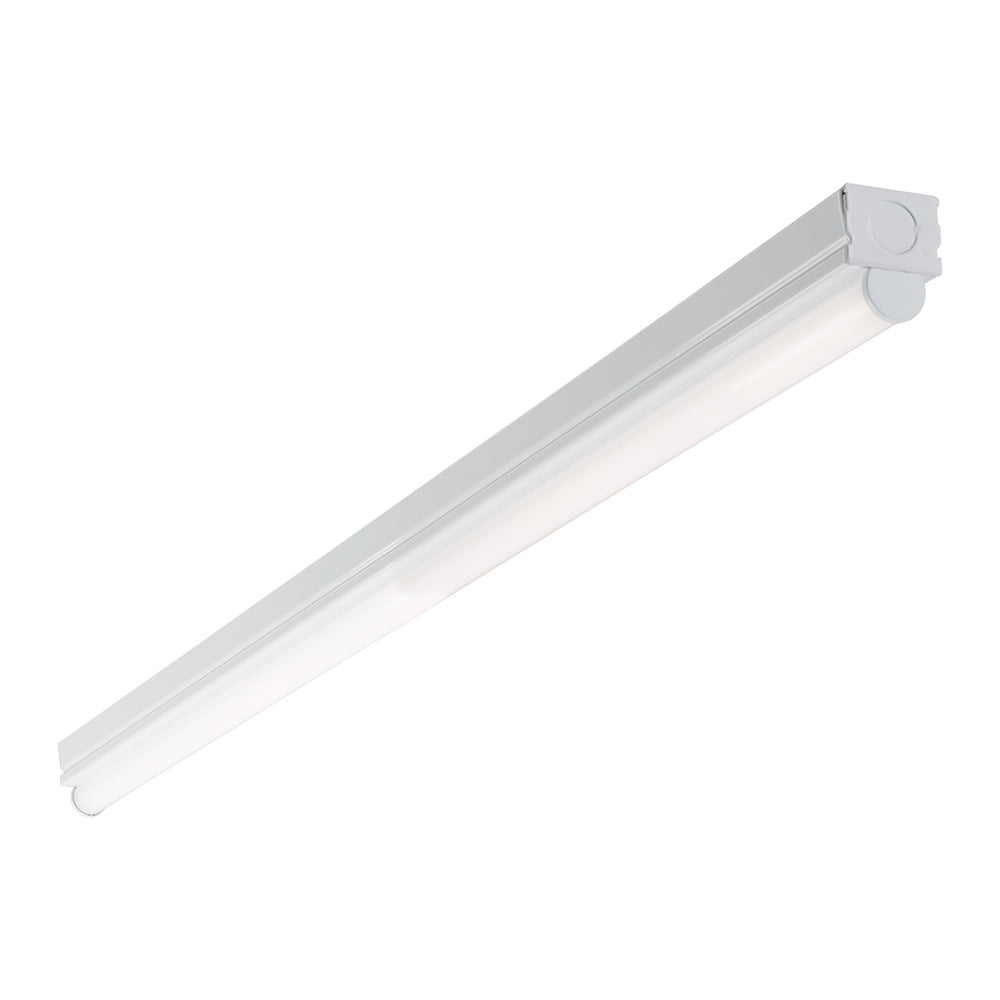 Linear White 4000K Integrated LED Dimmable Ceiling Strip Light Metalux 4 ft 