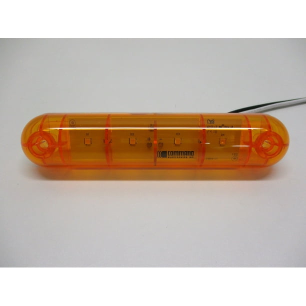 Amber LED 12V RV Camper Trailer Porch Security Step Compartment Light