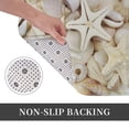thumbnail image 6 of Pofeuu Starfishes On Seashells Print Flannel Doormats Rug16"x24"Rug Washable Doormats Indoor Outdoor Rugs for Layered Front Door Mats, Porch, Kitchen, Entryway, 6 of 7