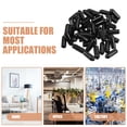 thumbnail image 3 of FUEENIRVA 100Ud Tapones De PVC Para Tornillos Protector De Rosca Flexible Negro Para Protección Eléctrica, 3 of 8