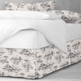 thumbnail image 2 of Auclair Gray Platform Bed Skirt Twin 18" Drop, 2 of 4