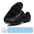 thumbnail image 3 of Huadaliy Mens Cycling Sneakers Breathable Cycling Shoes for Outdoor Riding (Black 41), 3 of 9
