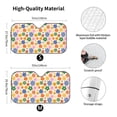 thumbnail image 3 of Bingfone Groovy Daisy Flowers Car Windshield Sun Shade Protector Keep Your Vehicle Cool Sun Shield Visor Cover Foldable-Medium, 3 of 9
