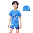 thumbnail image 4 of Kids Boy Swimsuit Cartoon Kids Bathing Suits Boy Rash Guard Boy Swimwear 6-8 Years, 4 of 5