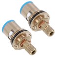 thumbnail image 4 of MasteelfCA 2pcs Hot and Cold Water Faucet Valves Replacement Faucet Valves Core Supplies, 4 of 8