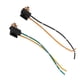 thumbnail image 1 of 2Pcs Headlight Lamp Bulb Socket Wiring Harness Connector Plug Adapter Line for H1 Bulb, 1 of 5
