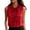 Red, variant on Women's Sleeveless Blouse Lapel Tie Front Top Solid Color Casual Loose Fit Summer Going Out Top