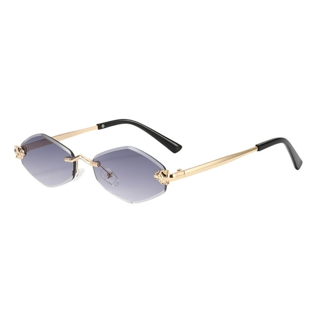 BotaniNest Shaped Sunglasses Frameless Cut Edge Design Fashionable Sunglasses Suitable For Driving Traveling And To Wear